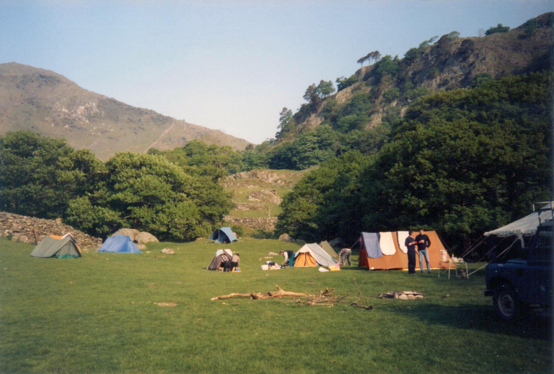 Preparations at base camp